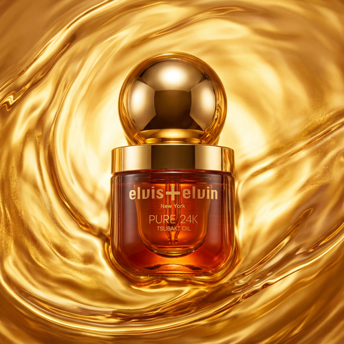 elvis+elvin Pure 24k Tsubaki Facial Oil