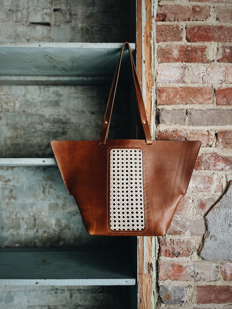 MILESTONE BAG Co. Women's Leather Riviera Tote