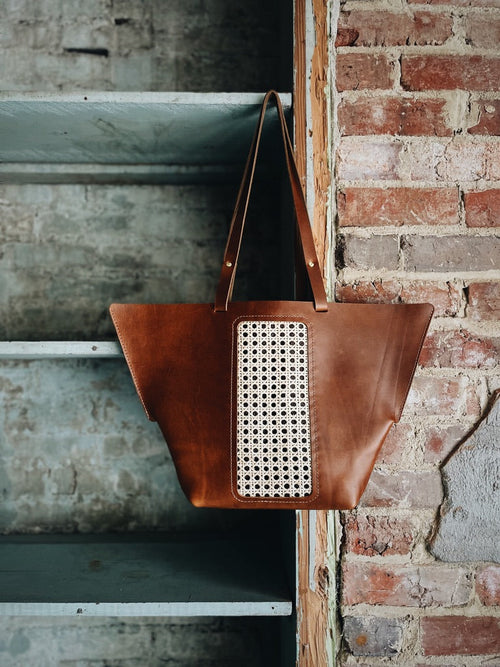MILESTONE BAG Co. Women's Leather Riviera Tote