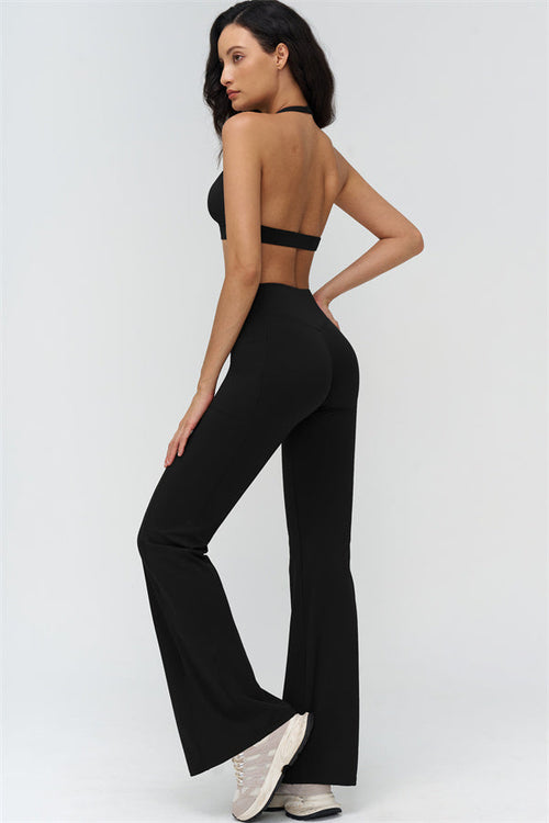The BoldFit Sports Bra Flared Leggings 2-Piece Set