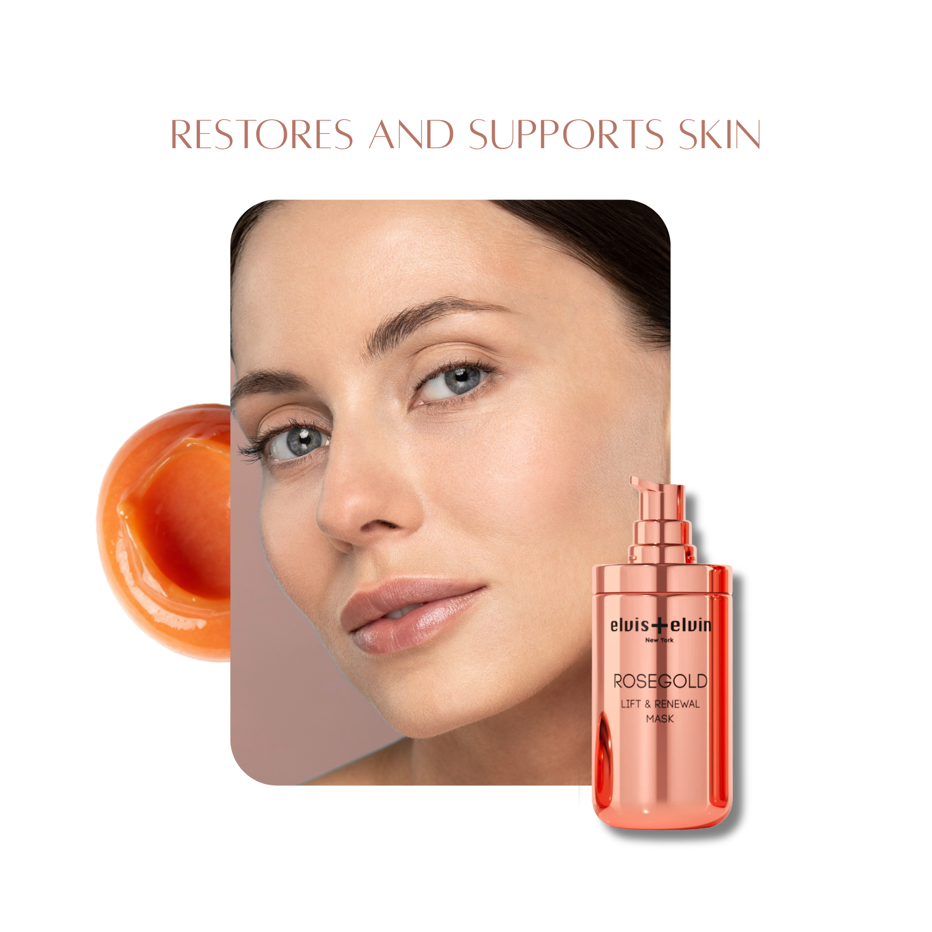 elvis+elvin RoseGold Lift & Renewal Mask
