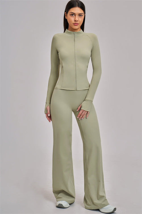 The Swoon Jacket Flared Leggings 2-Piece Set