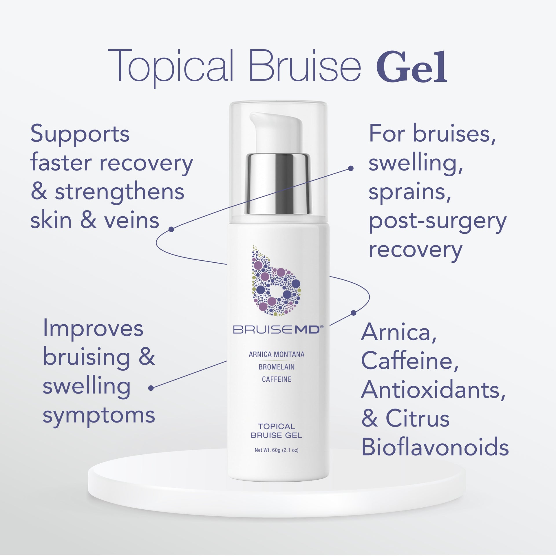 BruiseMD Topical Bruise Gel With Arnica and Caffeine