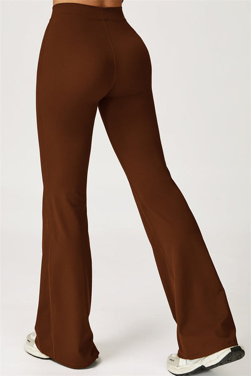 The Axis Crop Top Flared Leggings 2-Piece Set