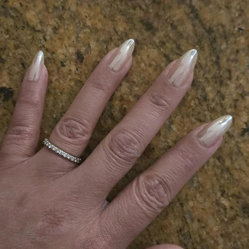 Mirror Glaze Almond Nails - Press On Nails
