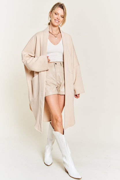 JADE BY JANE OVERSIZED KNIT CARDIGAN PLUS JJO5013P