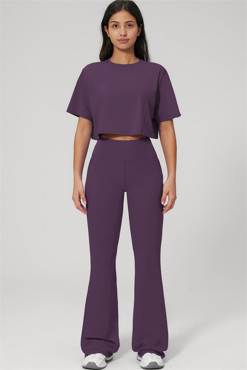 The Bold T-shirt Flared Leggings 2-Piece Set