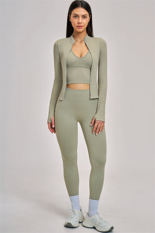 The Vision Jacket Tank Top Leggings 3-Piece Set