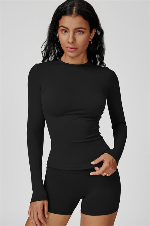 The Oasis Long Sleeve T-shirt Shorts 2-Piece Set