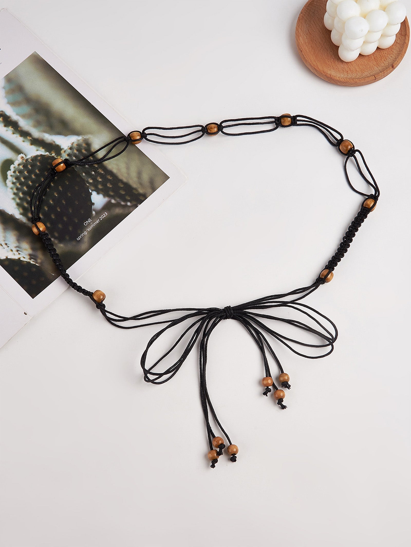 Cotton-Linen Knotted Belt