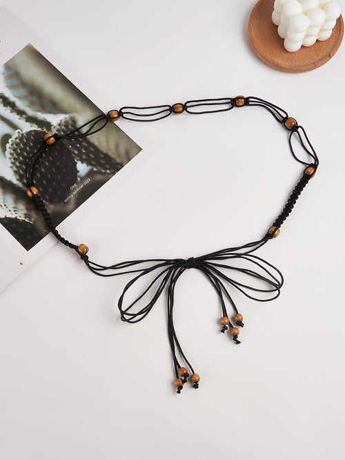 Cotton-Linen Knotted Belt