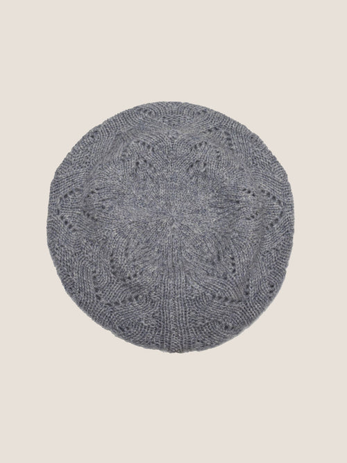 100% Wool Hand-Knit Beret
