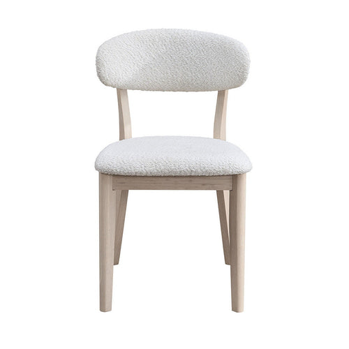 ACTU Scandinavian Dining Table Set with Upholstered Chairs for Small Spaces (Seats 4–6)