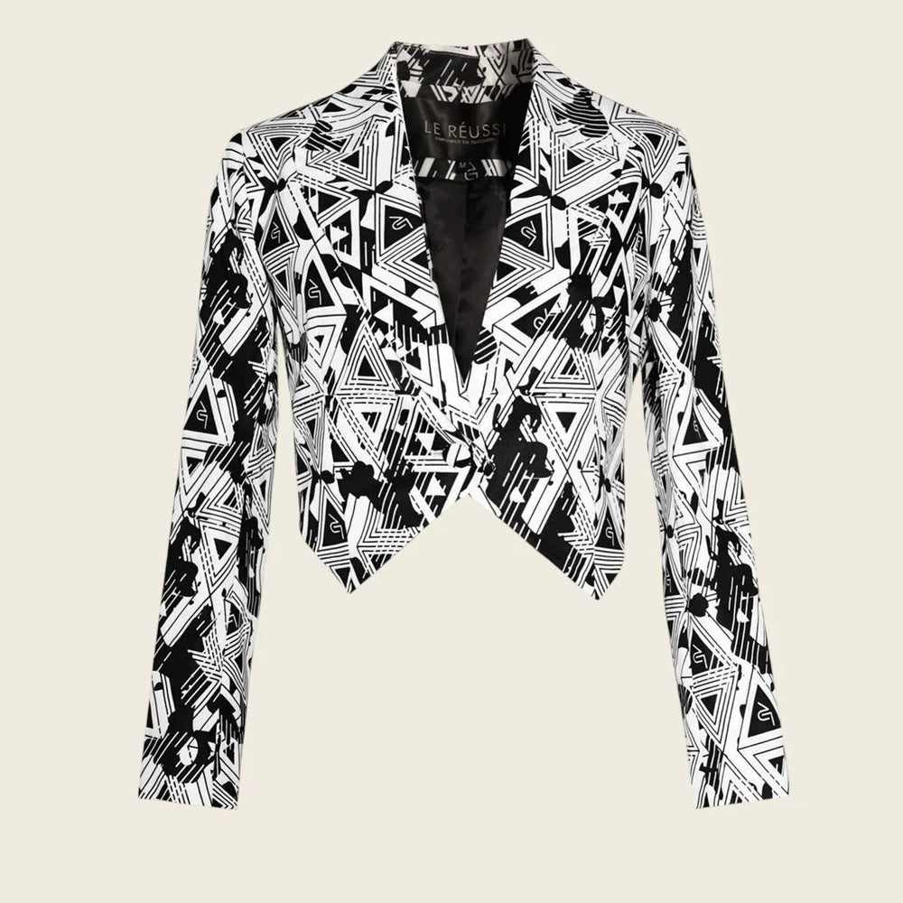 Amour Geometric Blazer – Stylish Women’s Tailored Jacket