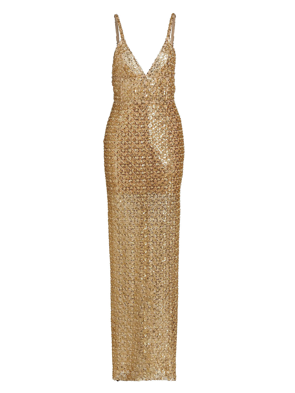 Allegra Sequin Maxi Dress - Gold