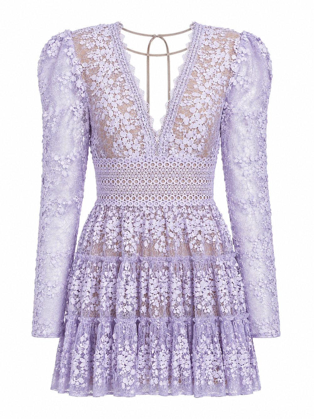 Megan Mini Dress – Lavender