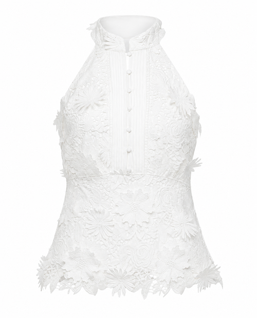 Remy Sleeveless Top – Orchid White (Final Sale)