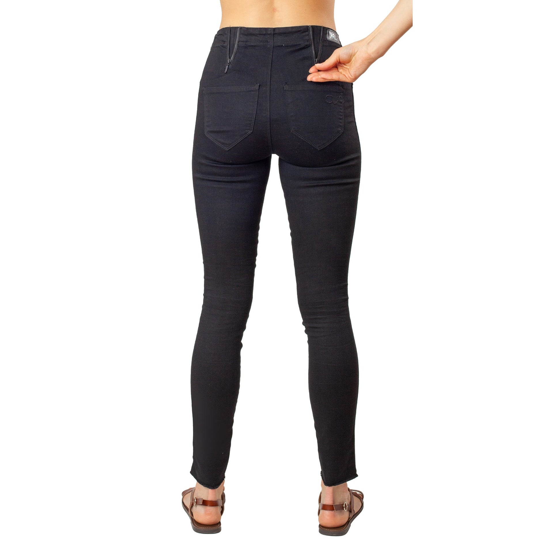 Jet Black Jeans Basic Signature Style