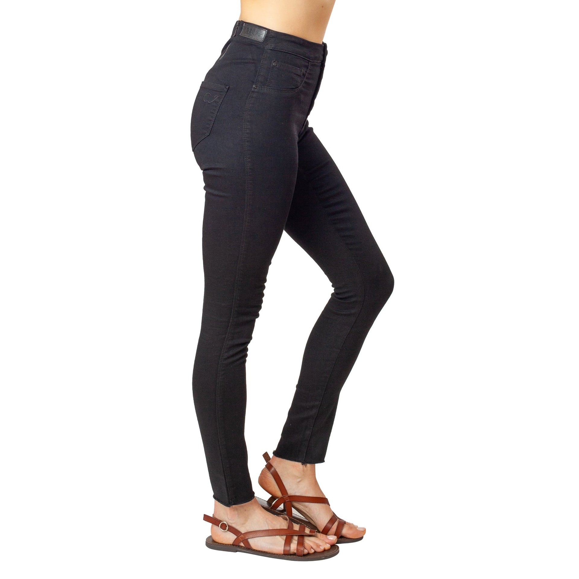 Jet Black Jeans Basic Signature Style