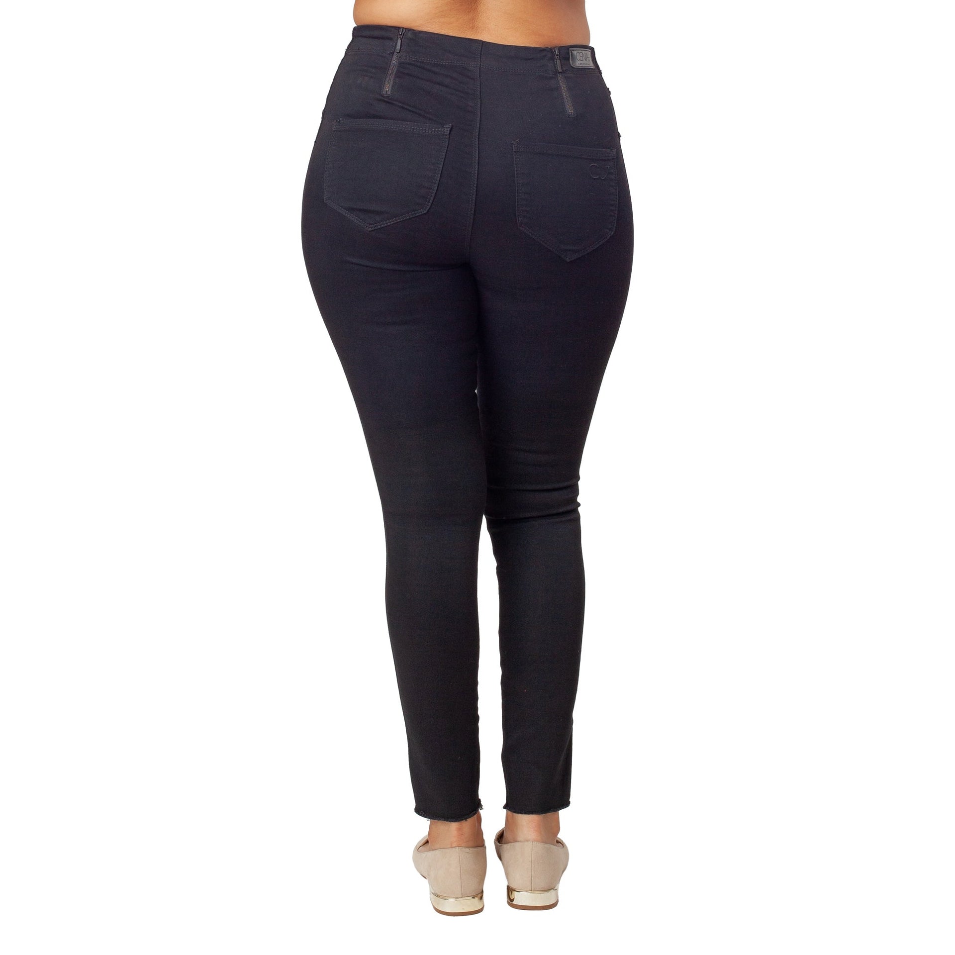 Jet Black Jeans Basic Signature Style