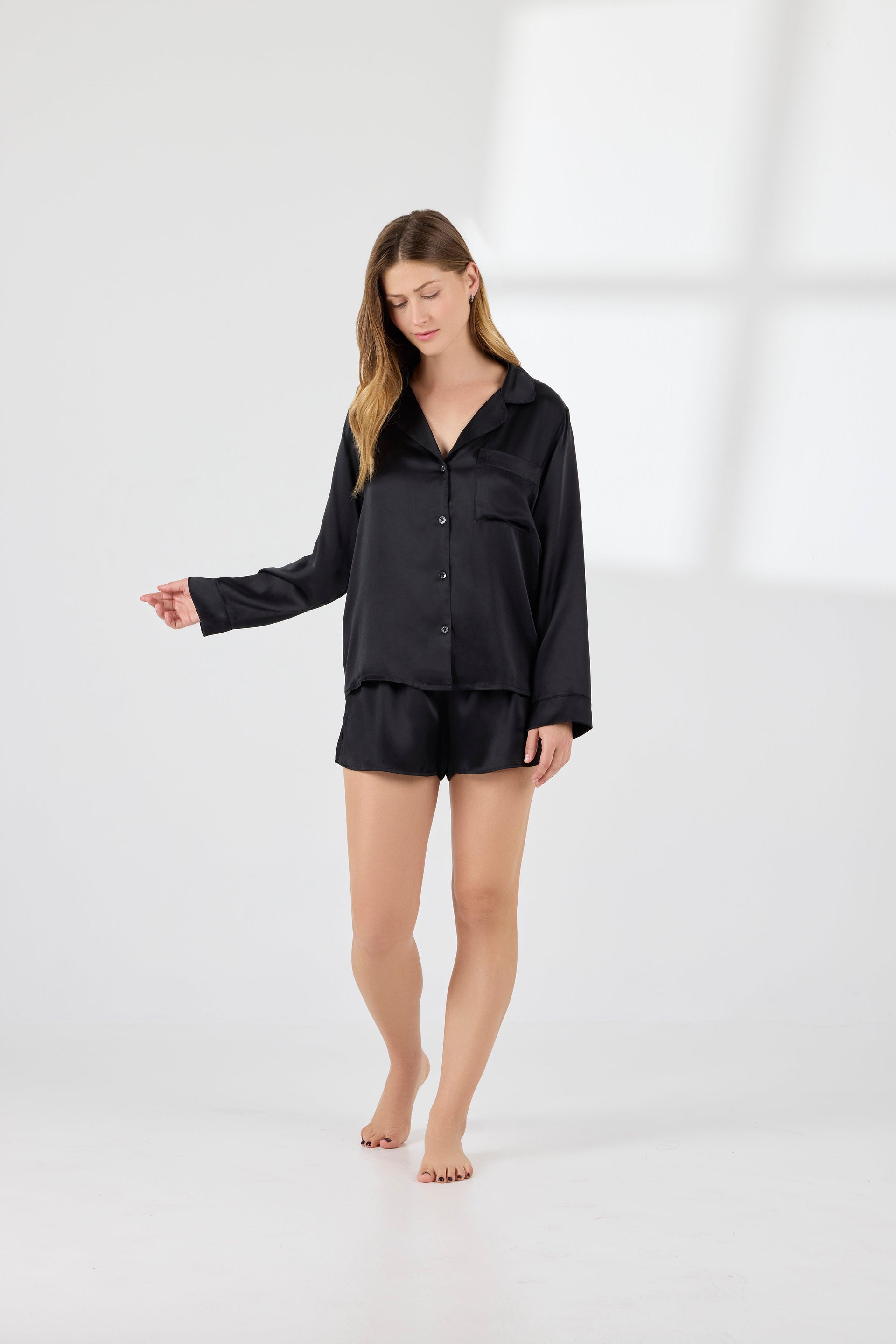 A. ROSE Women's Luxury Pajama Set-Chloe set