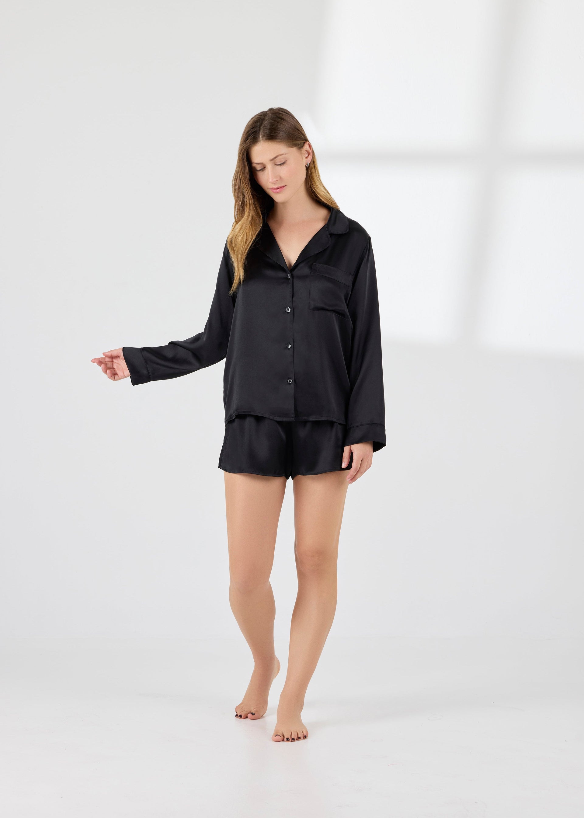 A. ROSE Women's Luxury Pajama Set-Chloe set