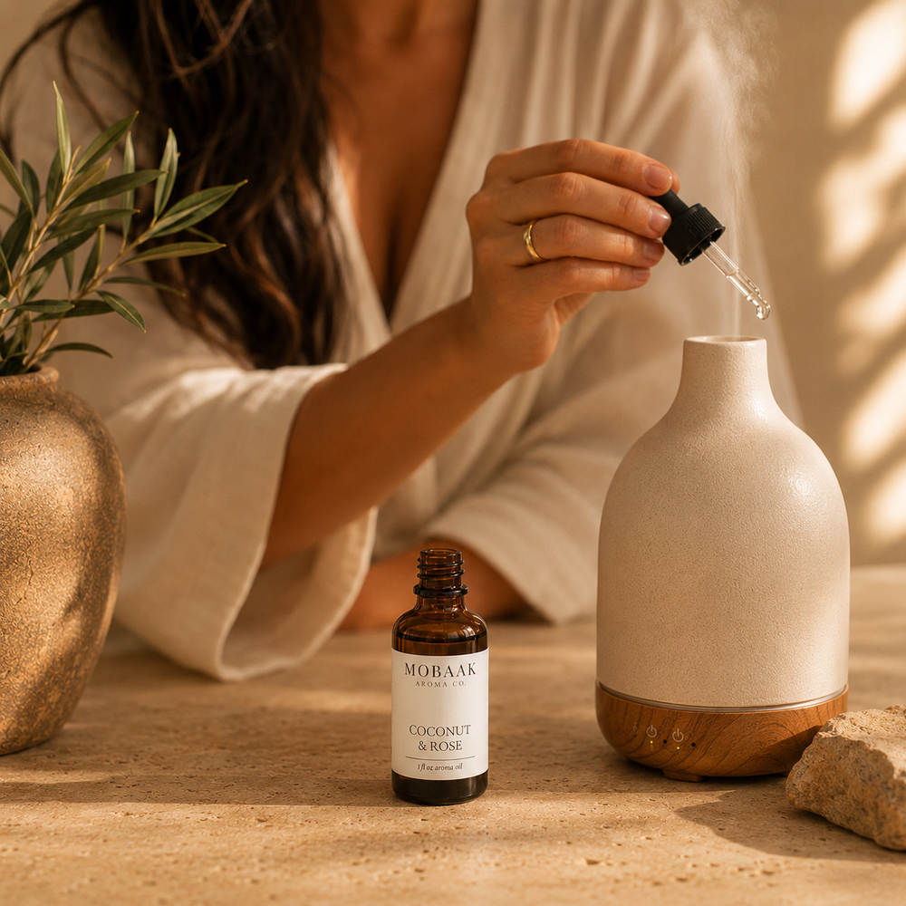 Coconut + Rose Aroma Oil