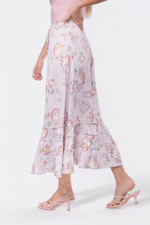 Nell Skirt (Pink Flower)