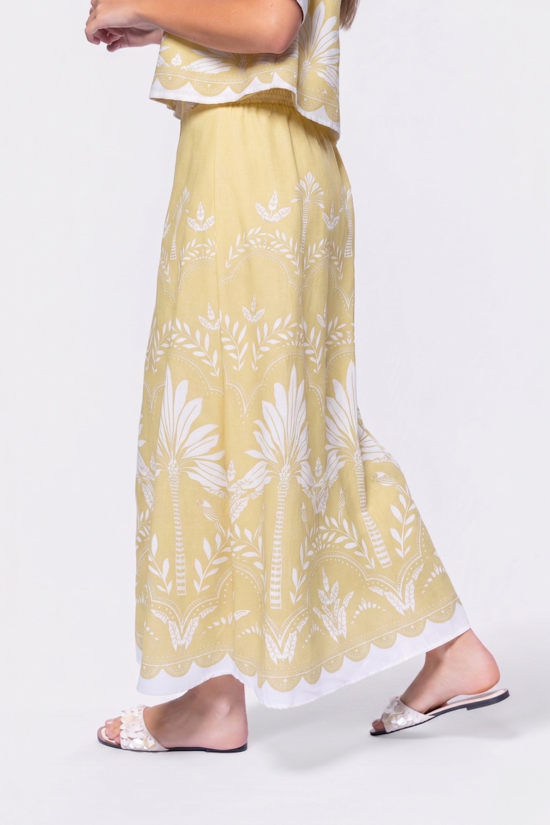 Lottie Skirt (Yellow White)
