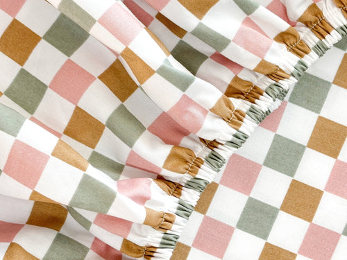 SHNUGGLE Bedding Set Colorful Checker