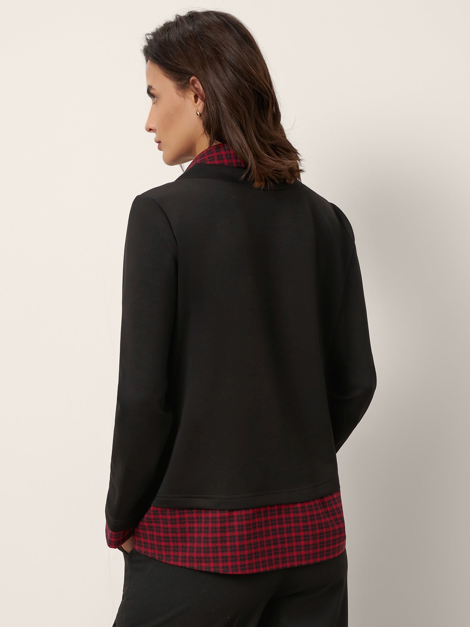 Johnny Collar Long-Sleeve Top URSA