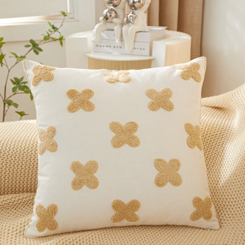 FANCY & STACY 18"x18" Sunshine Blossom Whimsical Floral FULL set of Throw Pillow with insert