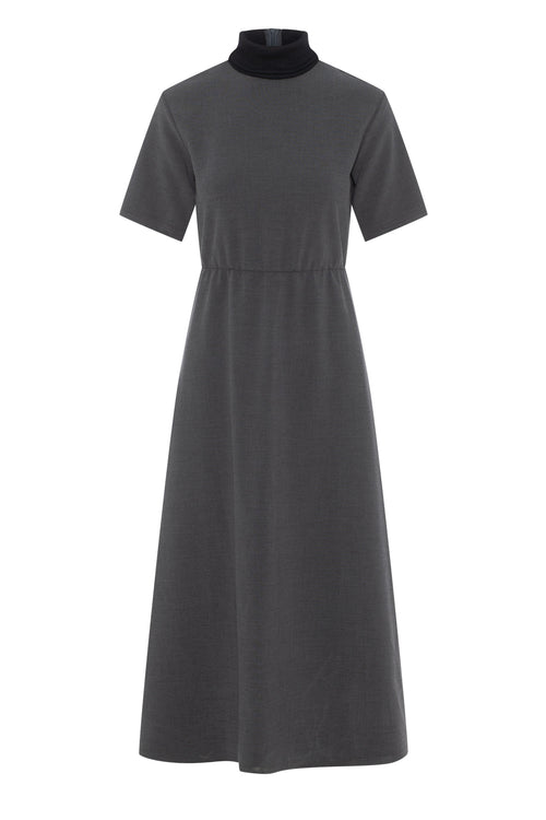 Midi Mock Kneck Dress