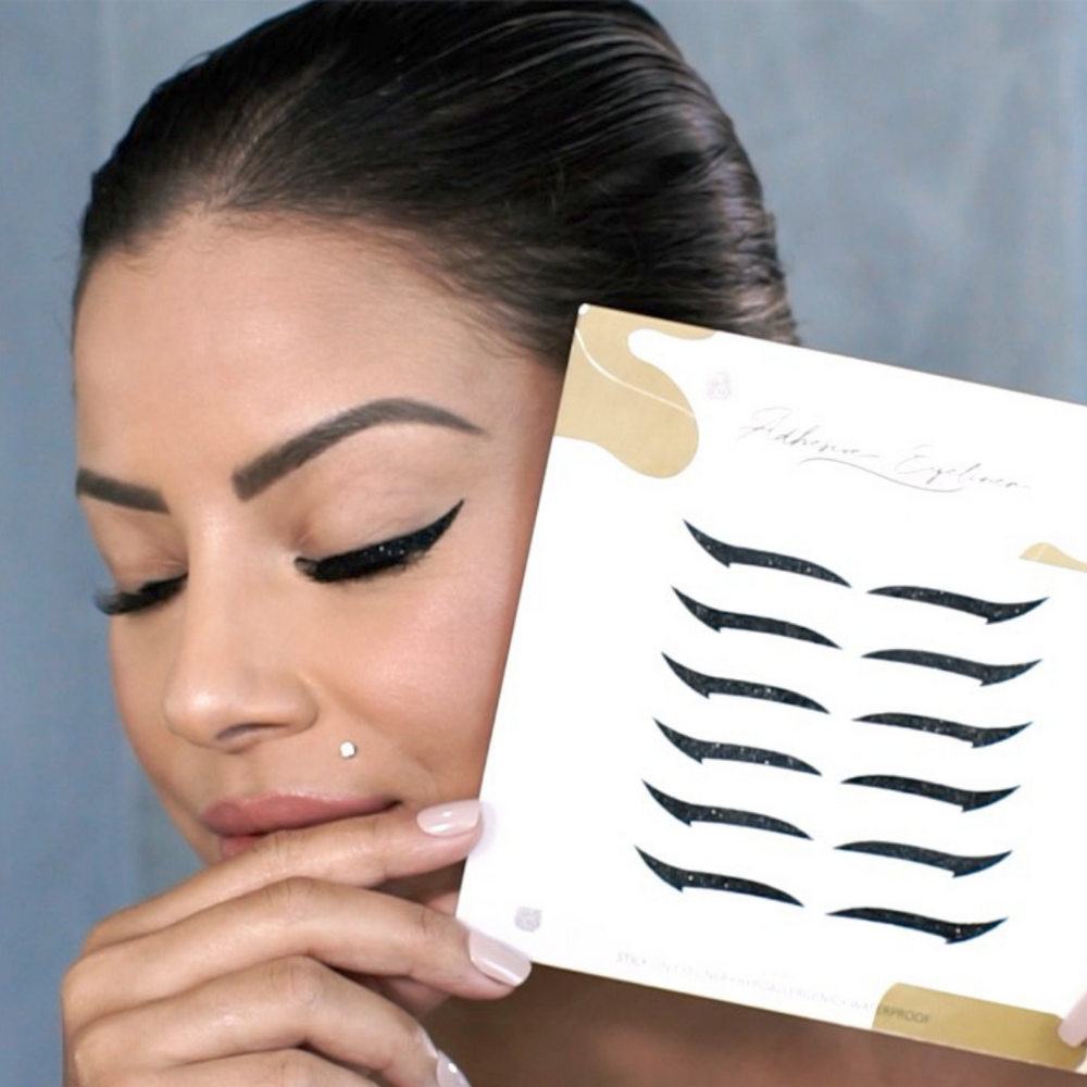 Eyeliner Sticker – Classic Black (6 Pairs) #2 Best-Seller Cat-Eye Set