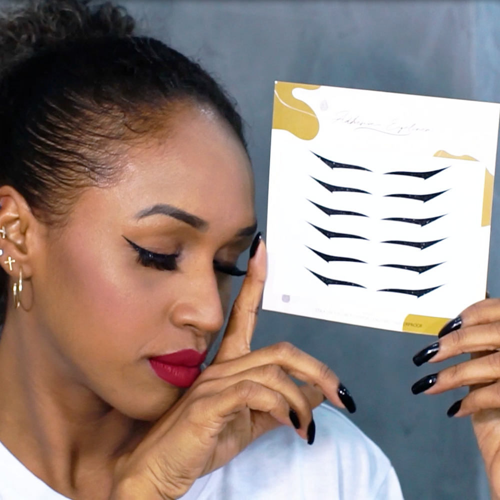 Eyeliner Sticker – Kitten Black (6 Pairs) #3 Best-Seller Lifted Wing Set
