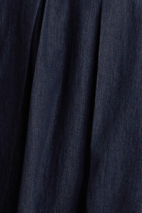 URBAN CORSET DENIM MIDI DRESS