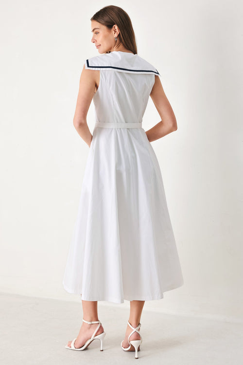 DARLING DAY WOVEN MIDI DRESS