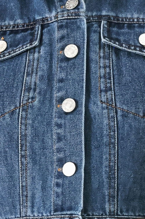 CASUAL GLAM DENIM MINI DRESS