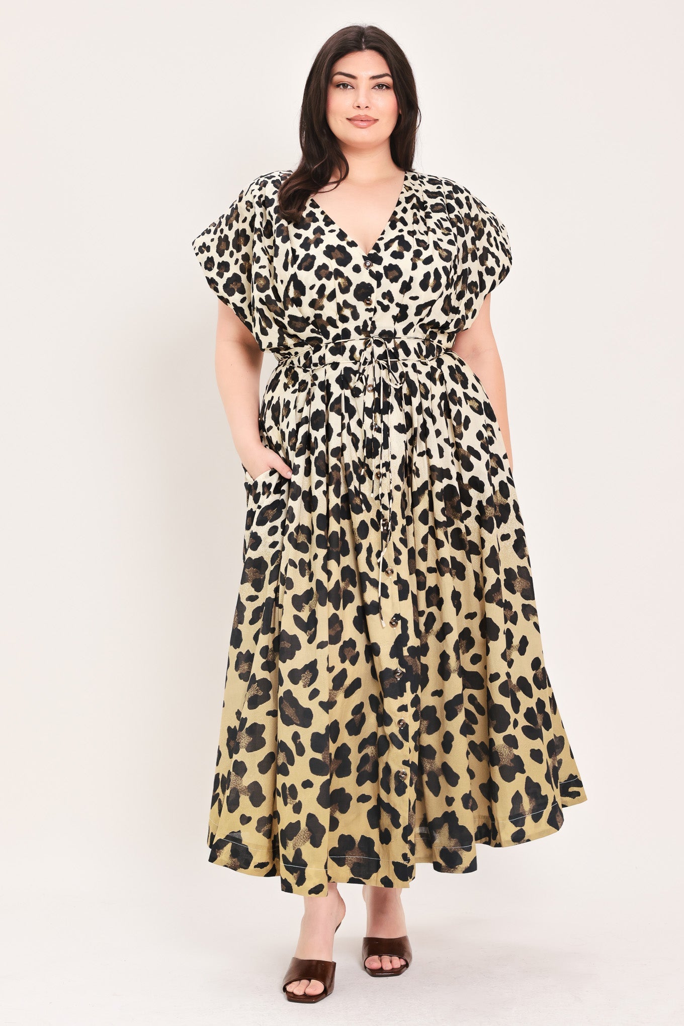 [PREORDER] WILD MUSE WOVEN MIDI DRESS