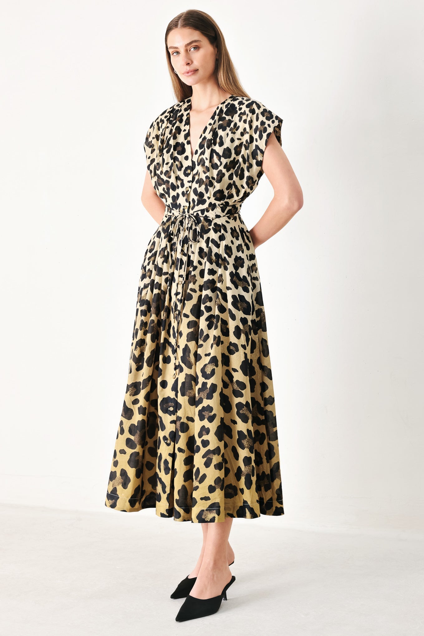 [PREORDER] WILD MUSE WOVEN MIDI DRESS