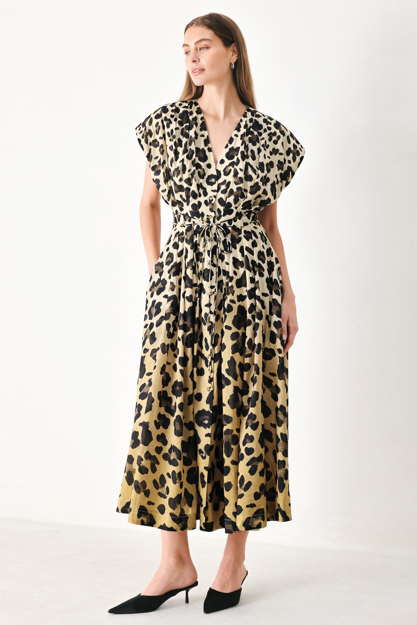 [PREORDER] WILD MUSE WOVEN MIDI DRESS