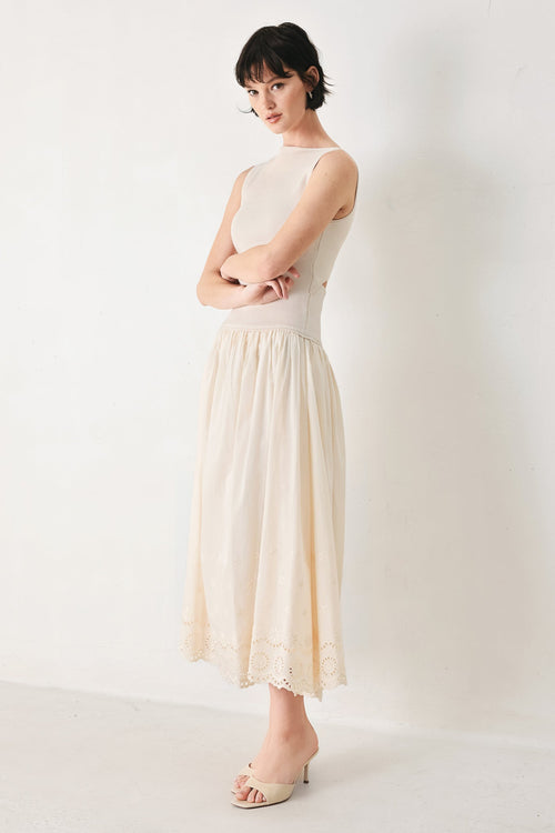 DAYDREAM THREAD MIDI DRESS