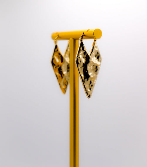 Gold Geometry Glam Earrings – Modern Gold Geometric Jewelry