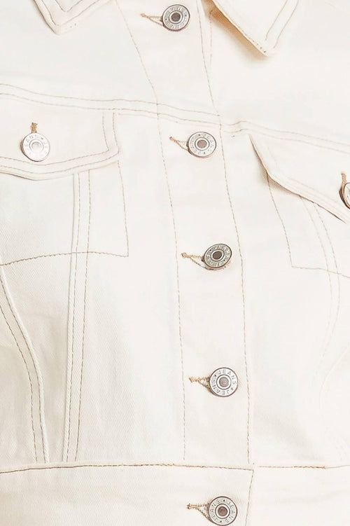 MODERN NEUTRAL TWILL JACKET