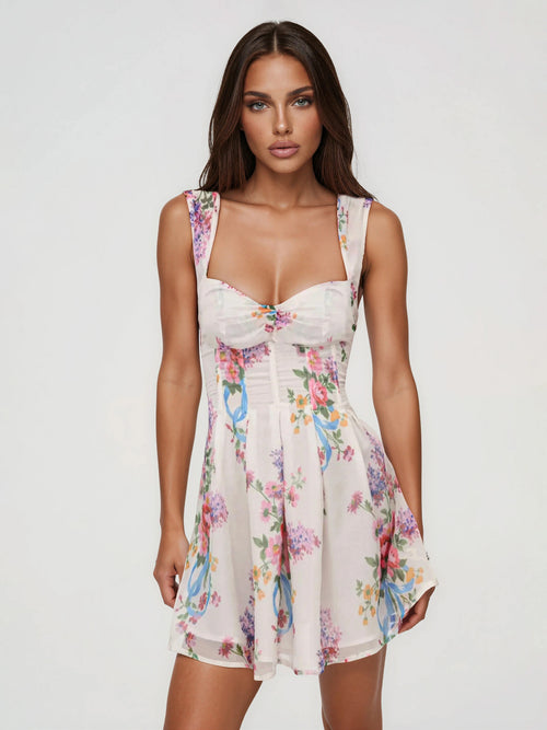 August Mini Dress – White (Final Sale)