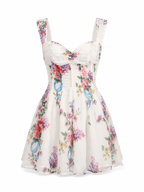 August Mini Dress – White (Final Sale)