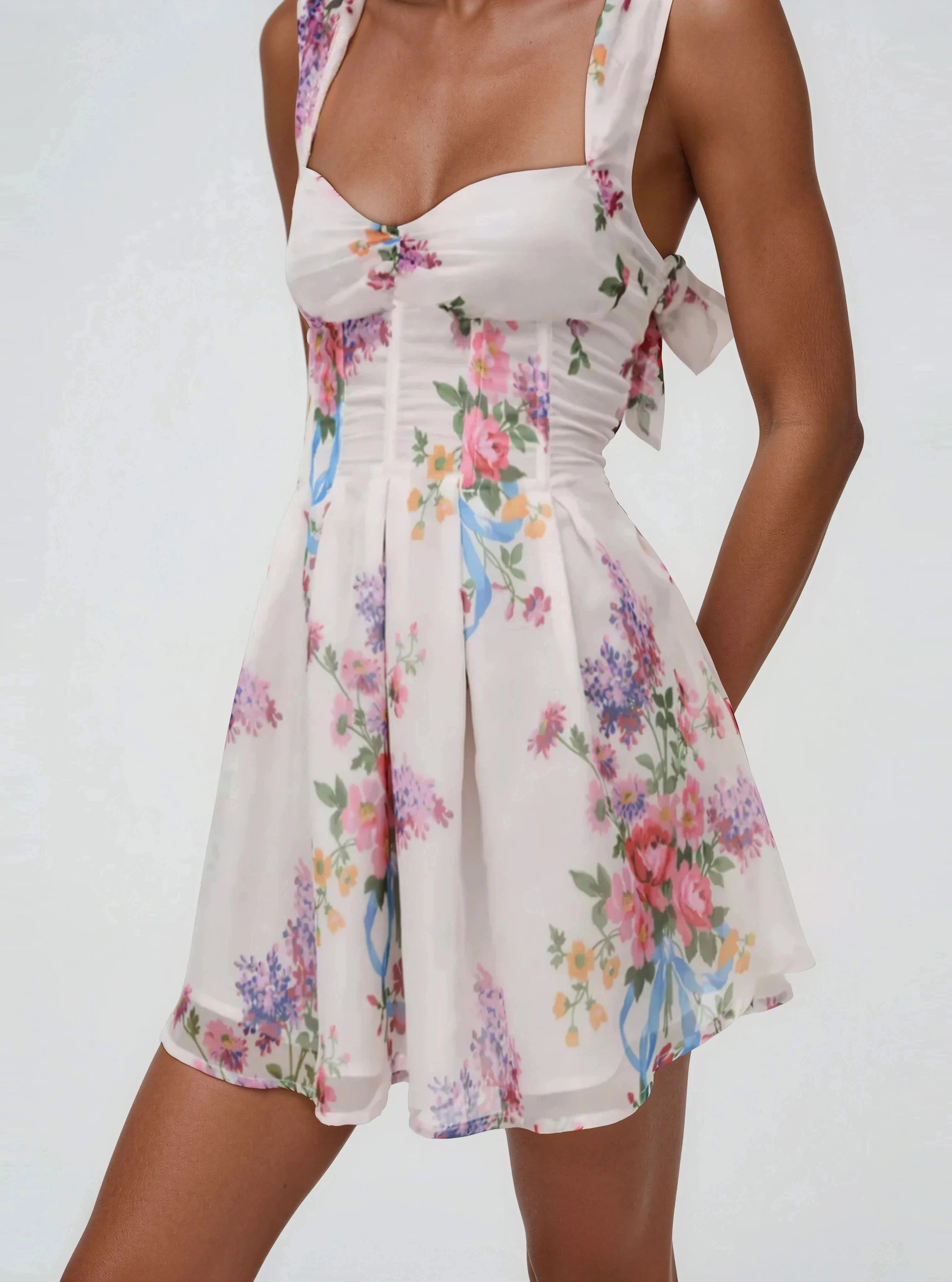 August Mini Dress – White (Final Sale)