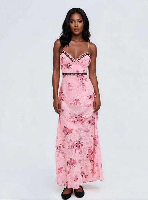 Guinevere Maxi Dress - Pink (Final Sale)