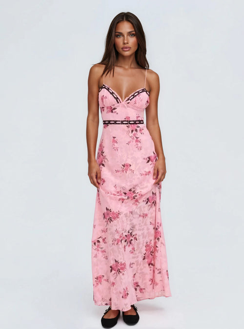 Guinevere Maxi Dress - Pink (Final Sale)