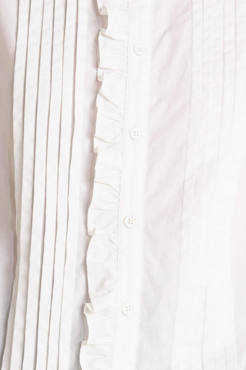 MILK CLOUD WOVEN TOP